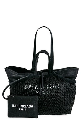 Balenciaga Medium 24/7 Tote in 1069 Washed Black at Nordstrom