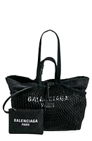 Balenciaga Medium 24/7 Tote in 1069 Washed Black at Nordstrom