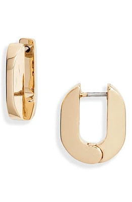 Jenny Bird Teeni Toni Link Hoop Earrings in High Polish Gold at Nordstrom