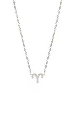 BYCHARI Zodiac Pendant Necklace in Aries at Nordstrom