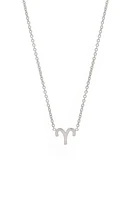 BYCHARI Zodiac Pendant Necklace in Aries at Nordstrom