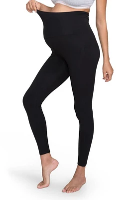 HATCH The Ultrasoft Over Bump Maternity Leggings Black at Nordstrom,