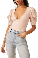 Free People Va Voop Puff Sleeve Bodysuit at Nordstrom,