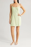 Billabong Stay Awhile Stripe Sleeveless Minidress at Nordstrom,