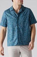 Rhone Floral Stretch Twill Camp Shirt Print at Nordstrom,