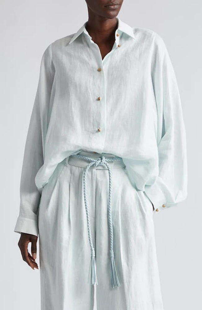 Zimmermann Natura Oversize Shirt at Nordstrom,