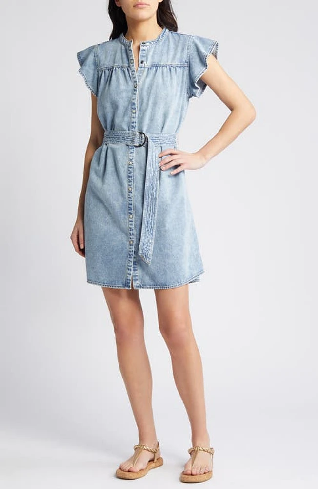 Rails Letta Denim Dress Faded Indigo at Nordstrom,