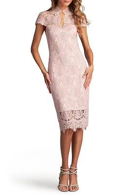 Tadashi Shoji Beaded Lace Cocktail Sheath Dress Rose Quartz at Nordstrom,