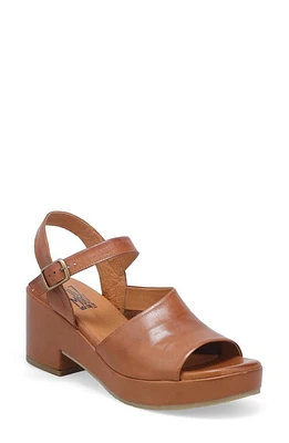 Miz Mooz Gaia Block Heel Sandal Brandy at Nordstrom,