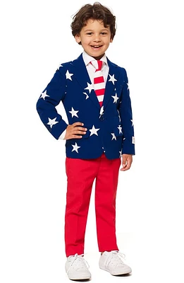 OppoSuits Stars & Stripes Two-Piece Suit with Tie Blue at Nordstrom,