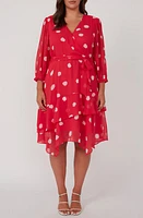 Estelle Begin Again Polka Dot Long Sleeve Dress at Nordstrom,