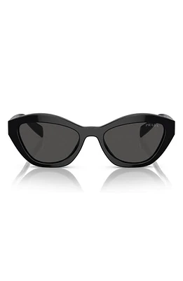 Prada 52mm Butterfly Sunglasses in Black at Nordstrom