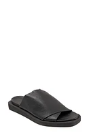 Bueno Jesse Slide Sandal Black Leather at Nordstrom,