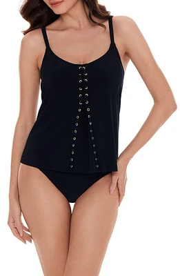 Magicsuit Hoops Oriona Gromment Underwire Tankini Black at Nordstrom,