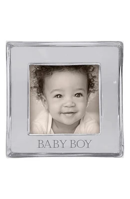 Mariposa Signature Baby Boy Recycled Aluminum Picture Frame in Silver at Nordstrom