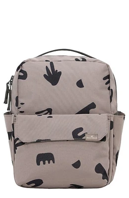 RED ROVR Mini Roo Diaper Backpack in Truffle Doodle at Nordstrom