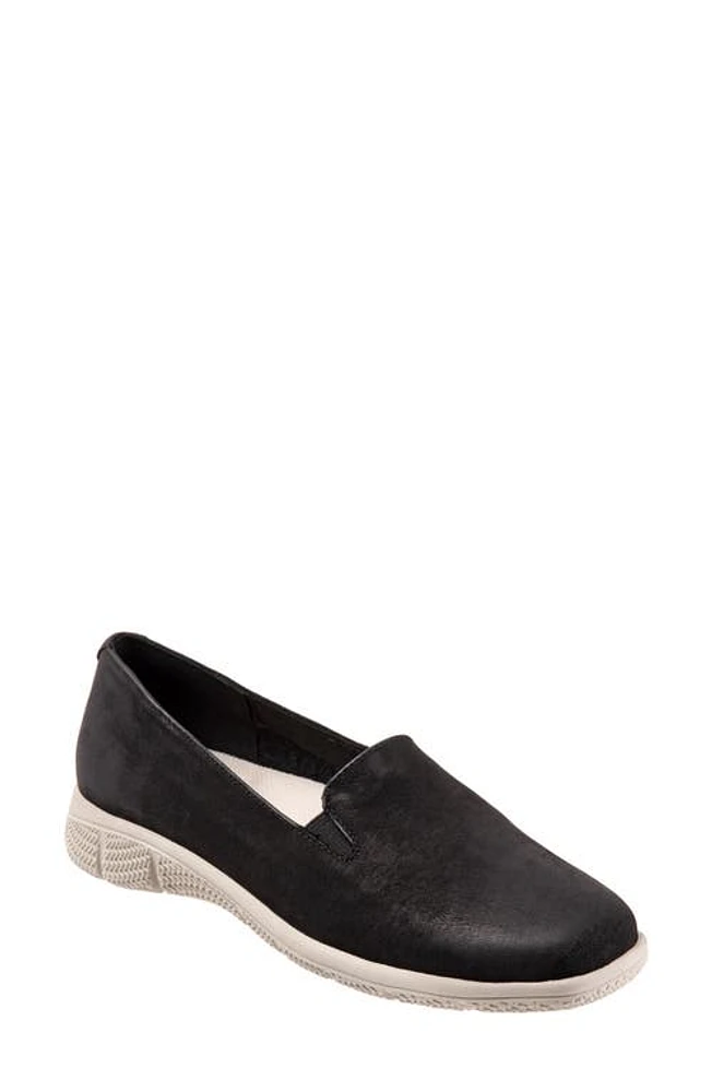 Trotters Universal Loafer Black Nubuck at Nordstrom,