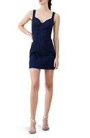 French Connection Cara Denim Minidress Mid Wash at Nordstrom,