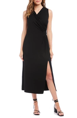 Karen Kane Faux Wrap Jersey Midi Dress at Nordstrom,