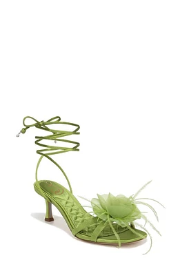 Sam Edelman Pammie Ankle Tie Sandal Tropic Green Se at Nordstrom,