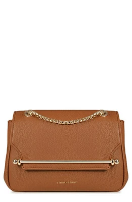 Strathberry Mini Soft Leather East/West Shoulder Bag in Tan at Nordstrom