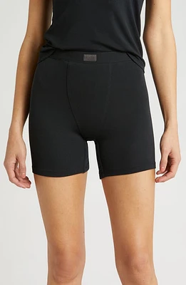 Lunya Rib Modal Boyshorts Immersed Black at Nordstrom,