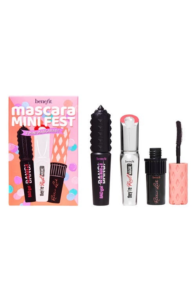 Benefit Cosmetics Benefit Mascara Mini Fest Travel Size Mascara Set USD $43 Value in None at Nordstrom