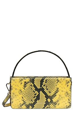 LISELLE KISS Logan Leather Top Handle Bag in Canary at Nordstrom