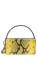 LISELLE KISS Logan Leather Top Handle Bag in Canary at Nordstrom