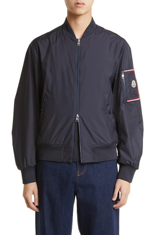 Moncler Bharani Bomber Jacket Navy at Nordstrom,