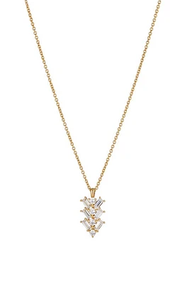 Nadri Pave The Way Cubic Zirconia Pendant in Gold at Nordstrom