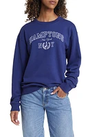 GOLDEN HOUR Hamptons Graphic Sweatshirt Washed Medieval Blue at Nordstrom,