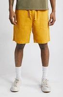 Service Works Organic Cotton Canvas Chef Shorts Gold at Nordstrom,