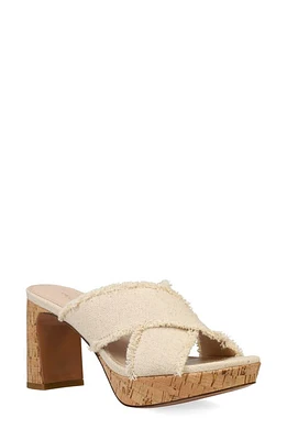 Pelle Moda Danika Platform Slide Sandal Natural at Nordstrom,