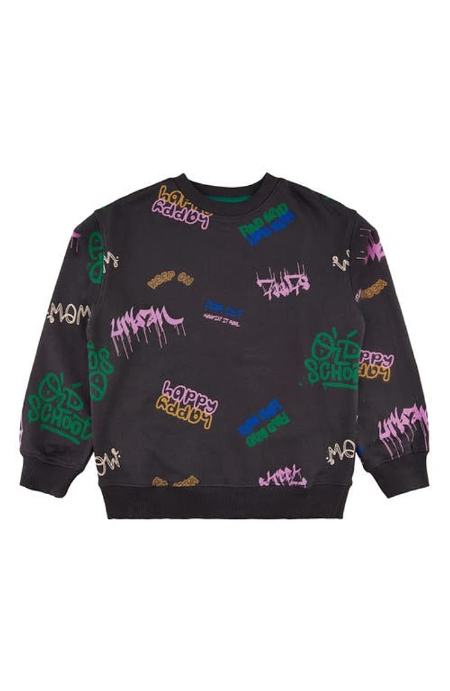 THE NEW Kids' Harvey Oversize Sweatshirt Phantom at Nordstrom,