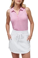 TravisMathew Featherweight Active Polo Tank Heather at Nordstrom,