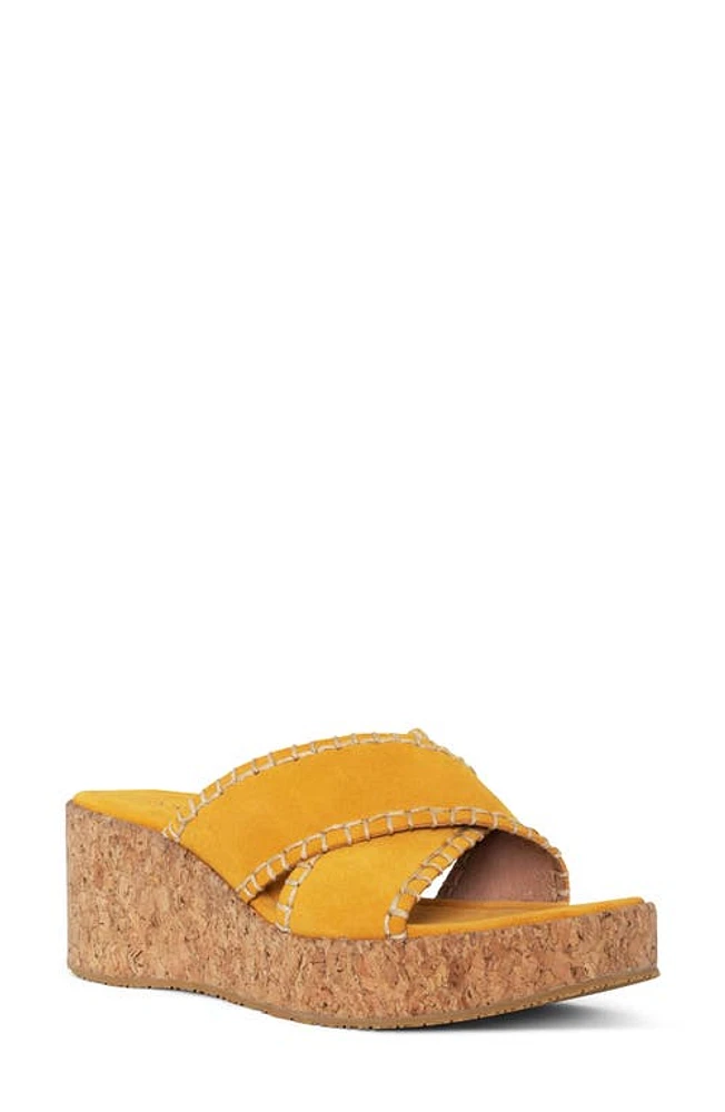 Donald Pliner Platform Wedge Sandal Sungold at Nordstrom,