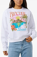 Rip Curl Island Graphic Sweatshirt Hawaii White at Nordstrom,