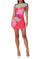 AFRM Mabel Printed Cap Sleeve Mesh Minidress at Nordstrom,