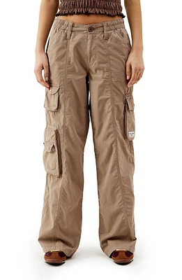 BDG Urban Outfitters Y2K Low Rise Cargo Pants Light Brown at Nordstrom,