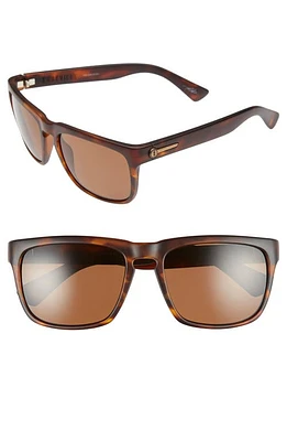 Electric Knoxville 56mm Polarized Sunglasses in Matte Tort/Bronze Polar at Nordstrom