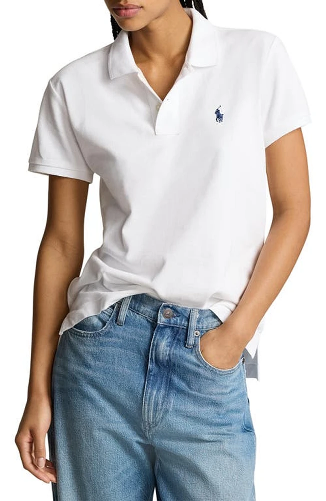 Polo Ralph Lauren Classic Fit Piqué White at Nordstrom,