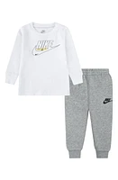 Nike Sportswear Club Long Sleeve Graphic T-Shirt & Joggers Set at Nordstrom,