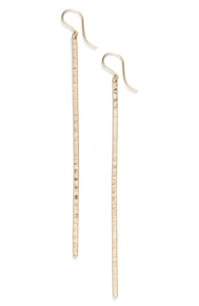 Nashelle Pure Bar Drop Earrings in Gold at Nordstrom