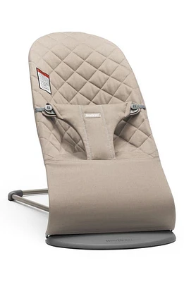 BabyBjörn Bouncer Bliss Convertible Quilted Baby Bouncer in Sand Gray at Nordstrom