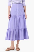 NIC+ZOE Cotton Tiered Skirt at Nordstrom,