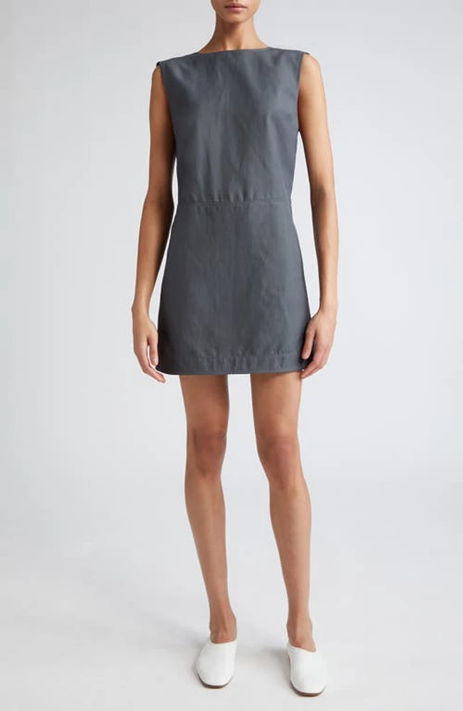 Loulou Studio Hoya Sleeveless Shift Dress Fjord Grey at Nordstrom,