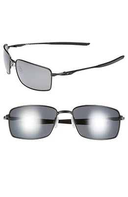 Oakley 60mm Polarized Sunglasses in Matte Black at Nordstrom