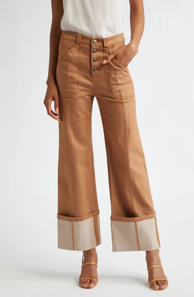 Cinq à Sept Benji Wide Leg Jeans at Nordstrom,