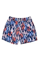 Snapper Rock Kids' Fish Frenzy Volley Shorts Navy at Nordstrom,